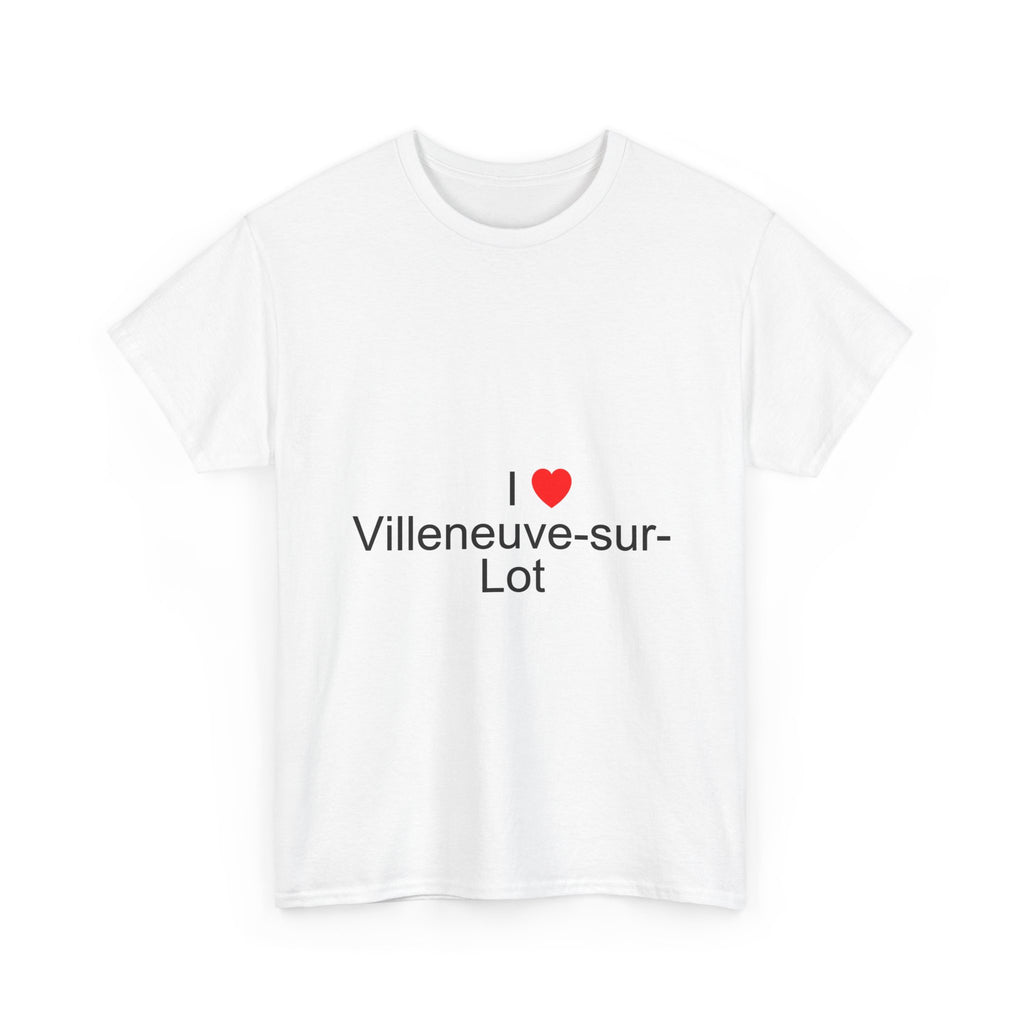T-shirt I love villeneuve-sur-lot