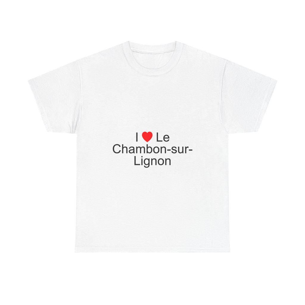 T-shirt I love le chambon-sur-lignon