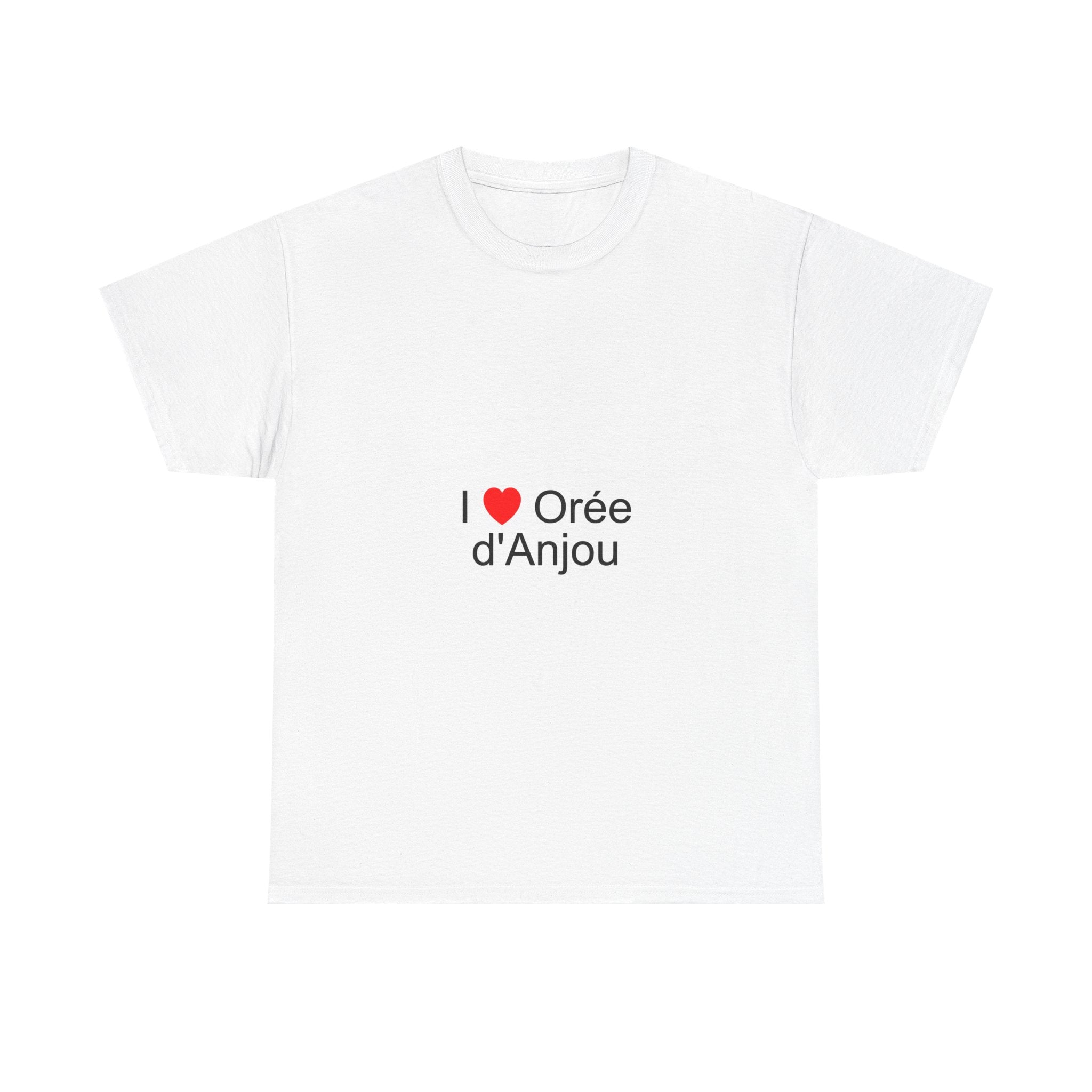 T-shirt I love orée d'anjou