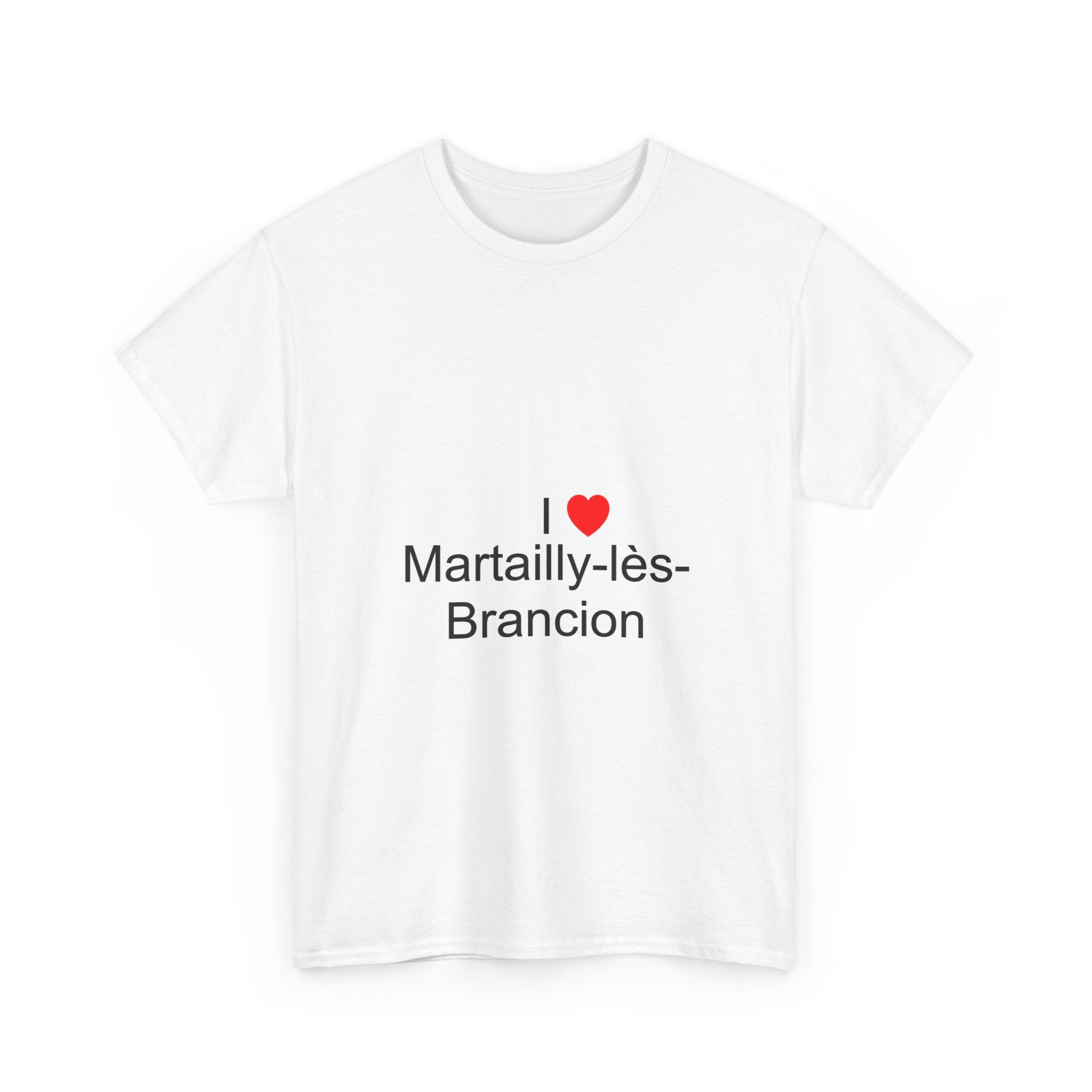 T-shirt I love martailly-lès-brancion