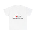 T-shirt I love saint-médard-sur-ille