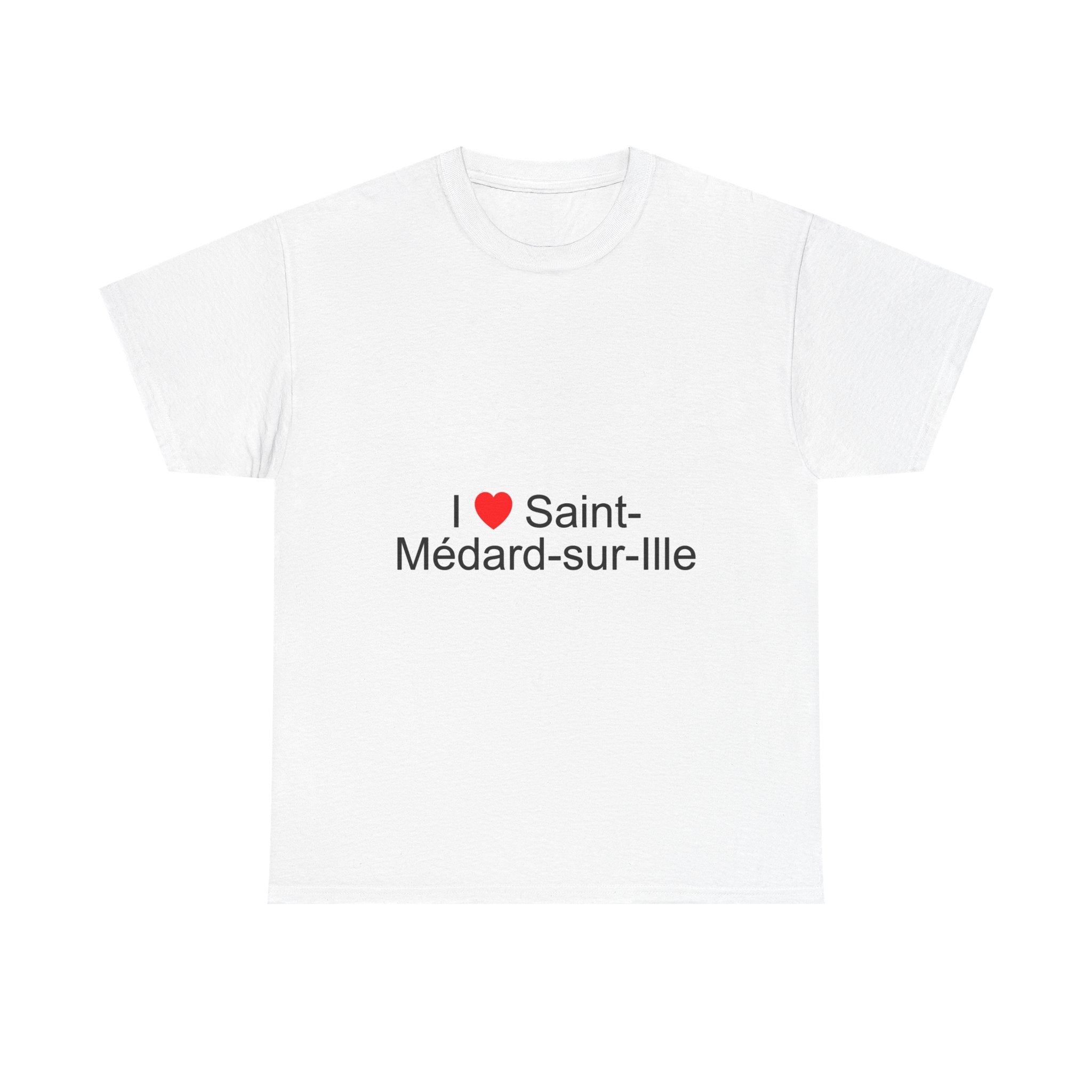 T-shirt I love saint-médard-sur-ille