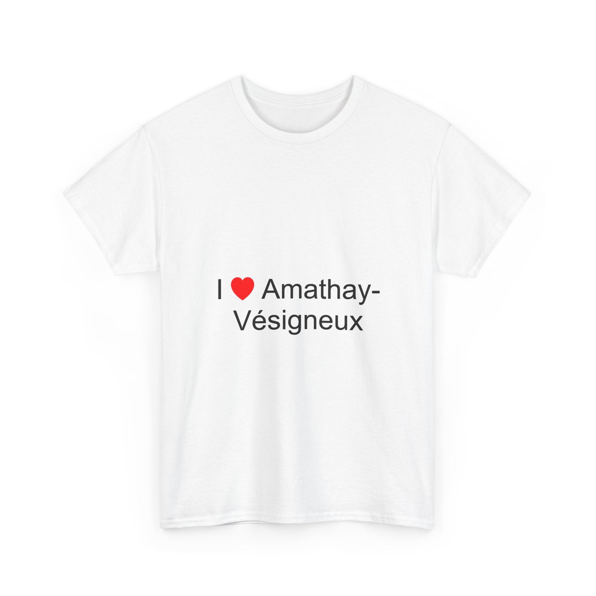 T-shirt I love amathay-vésigneux