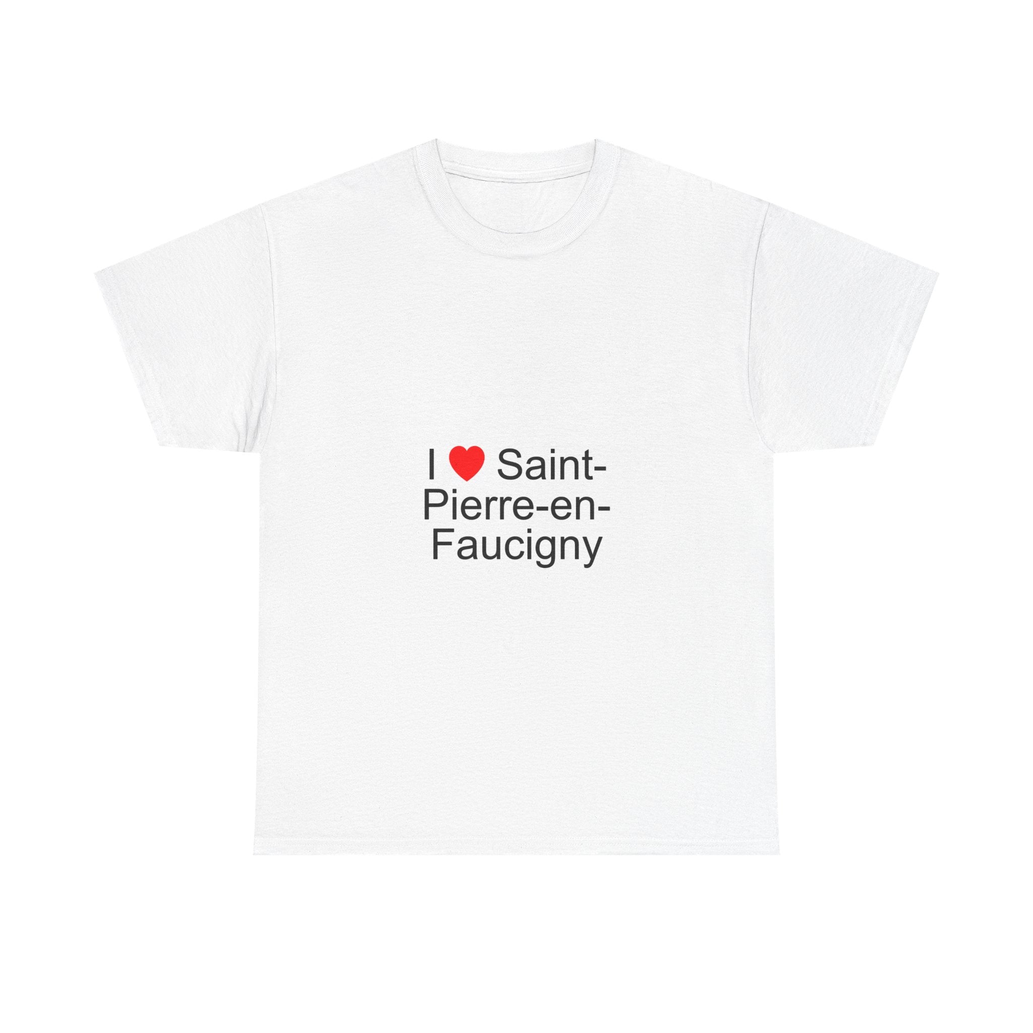 T-shirt I love saint-pierre-en-faucigny