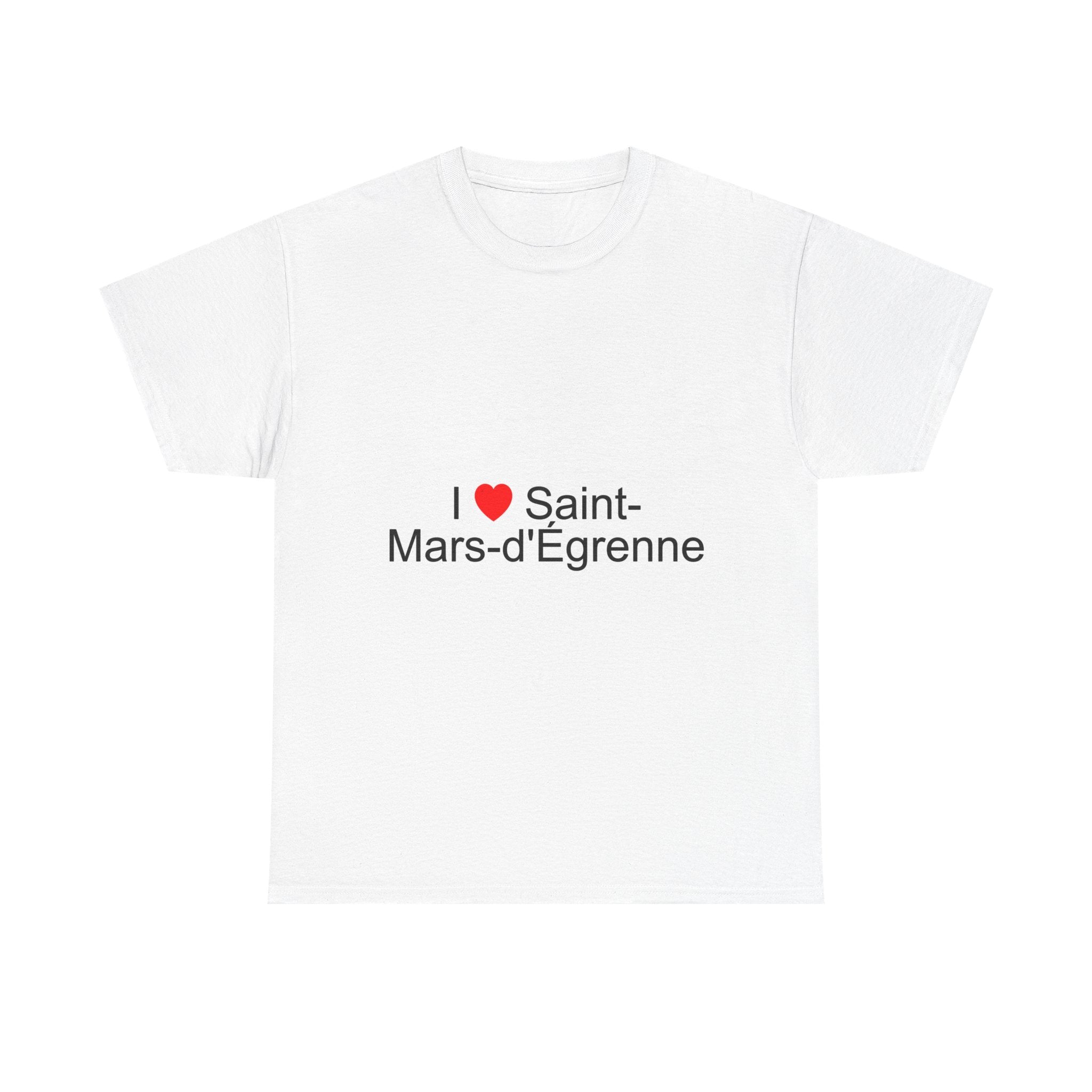 T-shirt I love saint-mars-d'égrenne