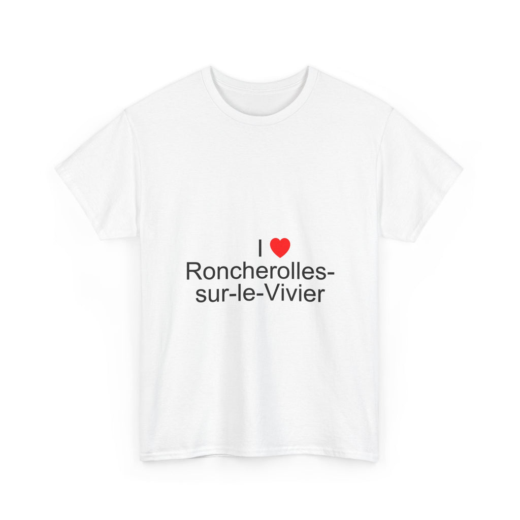 T-shirt I love roncherolles-sur-le-vivier
