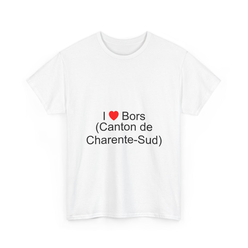I love Bors t-shirt (canton of Charente-Sud)