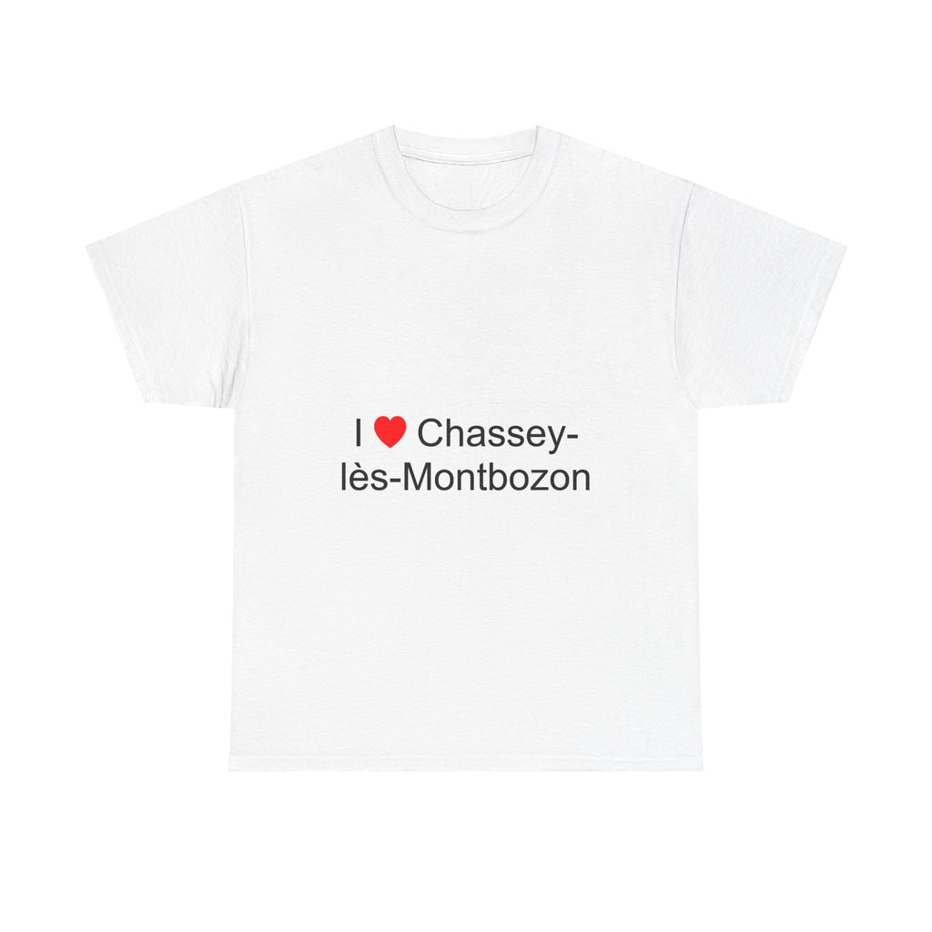 T-shirt I love chassey-lès-montbozon