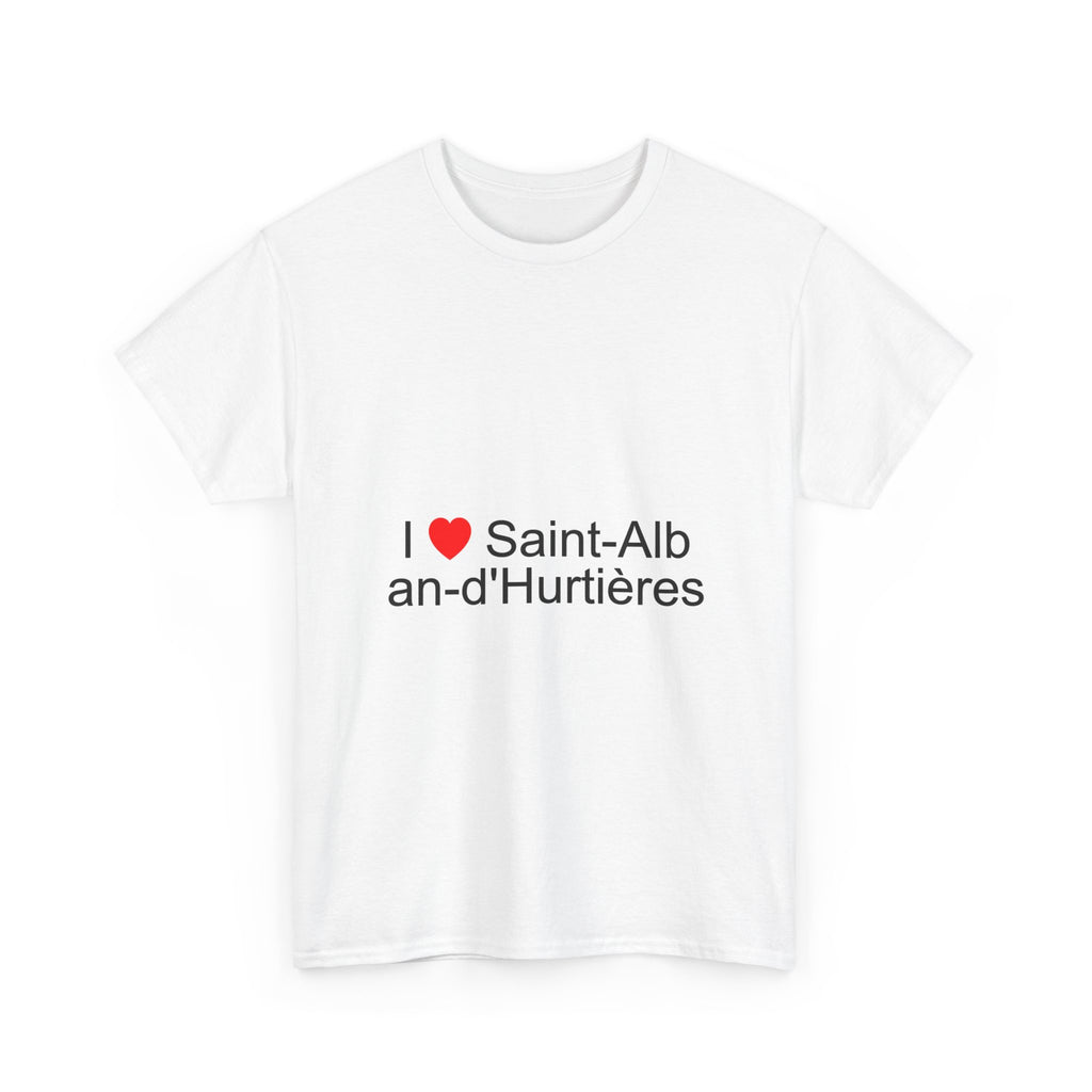 T-shirt I love saint-alban-d'hurtières