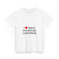 T-Shirt Ich liebe Saint-Vincent-de-Lamontjoie