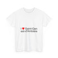 T-Shirt Ich liebe Saint-Genest-d'Ambière