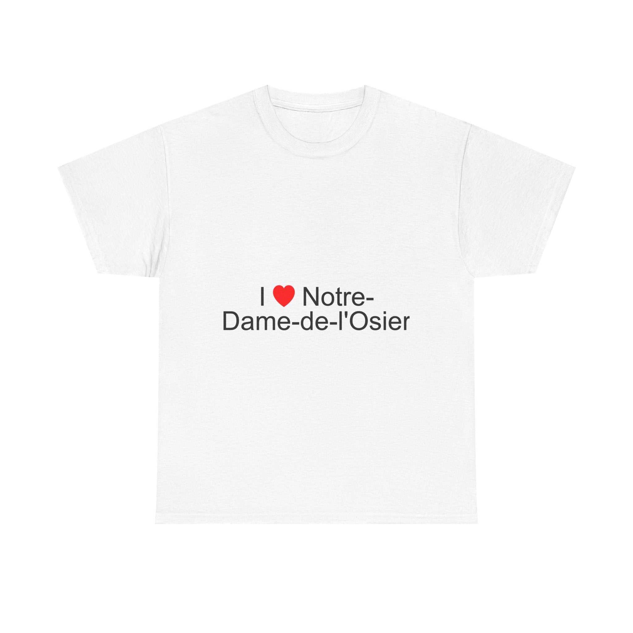 T-Shirt Ich liebe Notre-Dame-de-l'Osier