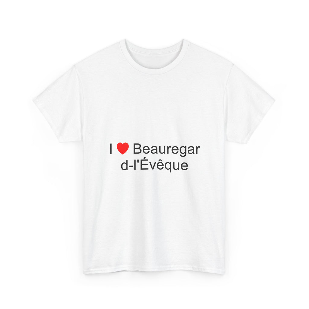 T-shirt I love beauregard-l'évêque