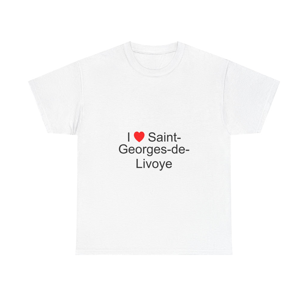 T-Shirt Ich liebe Saint-Georges-de-Livoye