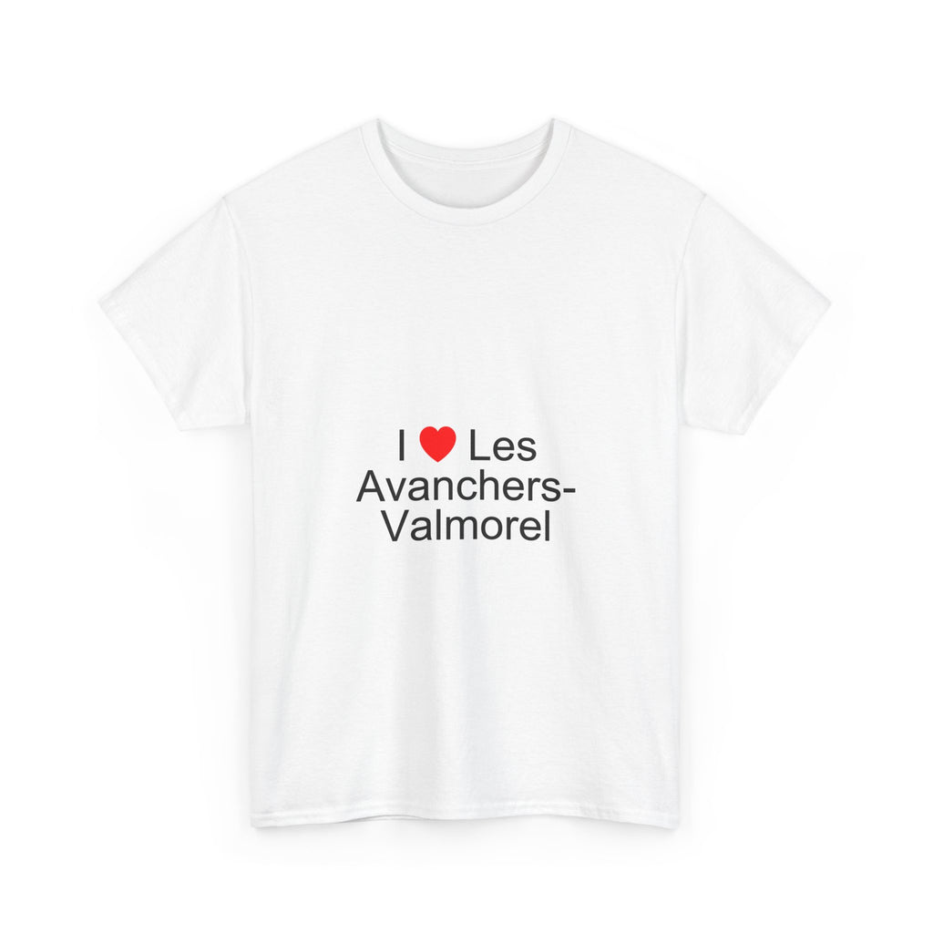 T-shirt I love les avanchers-valmorel