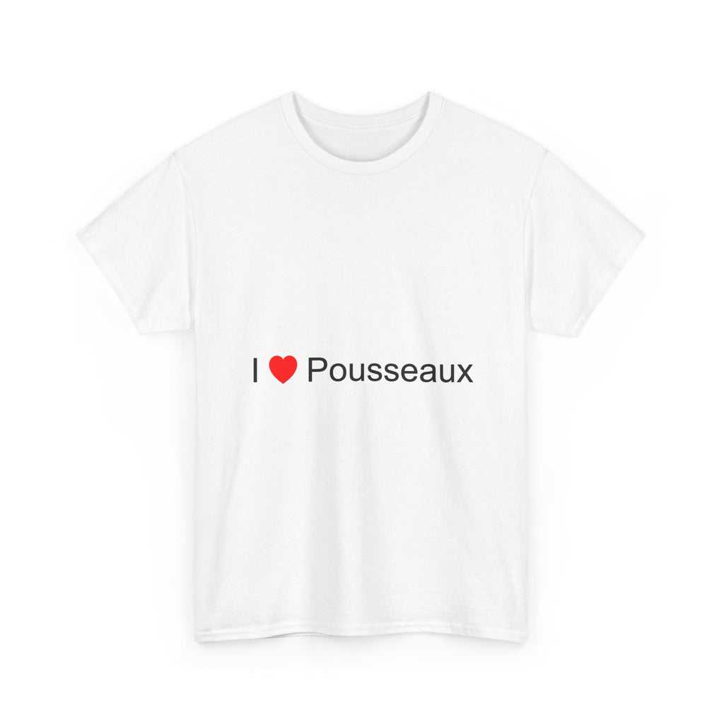 T-shirt I love pousseaux