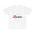 T-shirt I love demange-baudignécourt