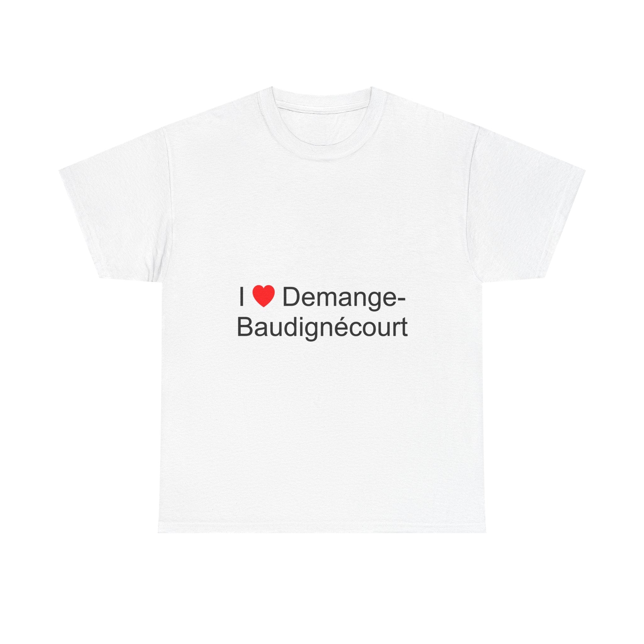 T-shirt I love demange-baudignécourt