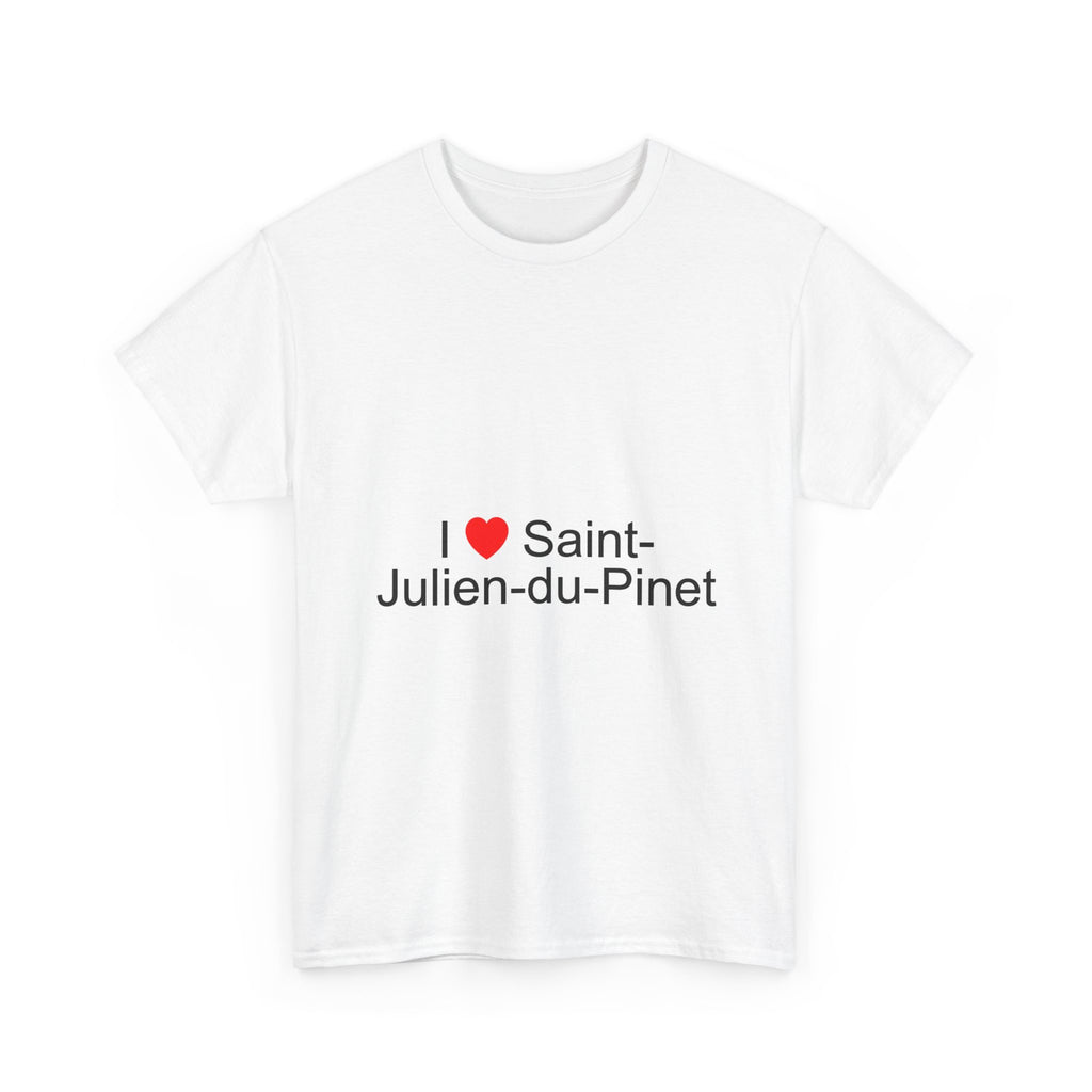 T-shirt I love saint-julien-du-pinet