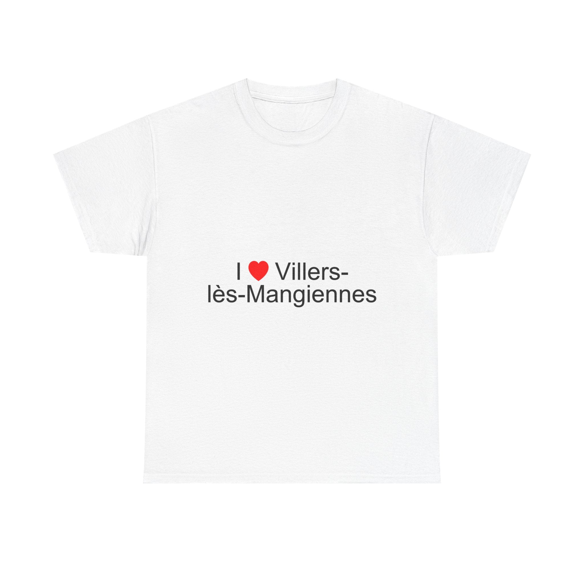 T-shirt I love villers-lès-mangiennes