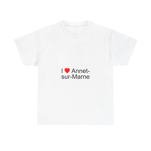 T-shirt I love annet-sur-marne