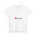 T-Shirt I love ahuillé