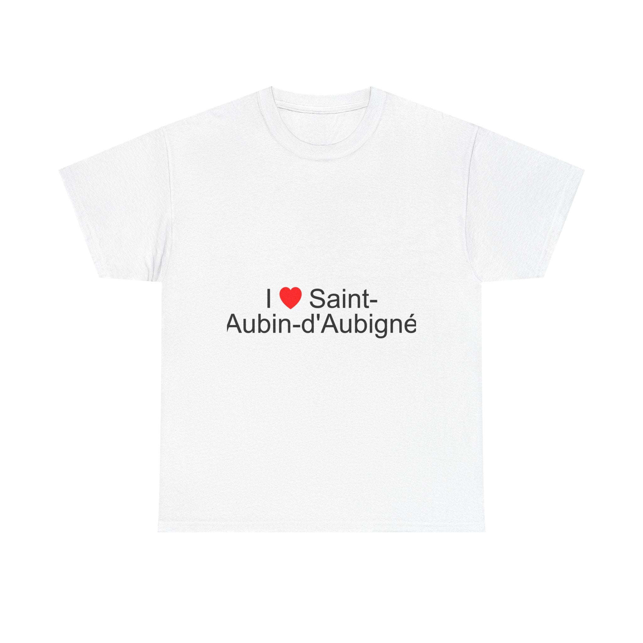 T-Shirt Ich liebe Saint-Aubin-d'Aubigné