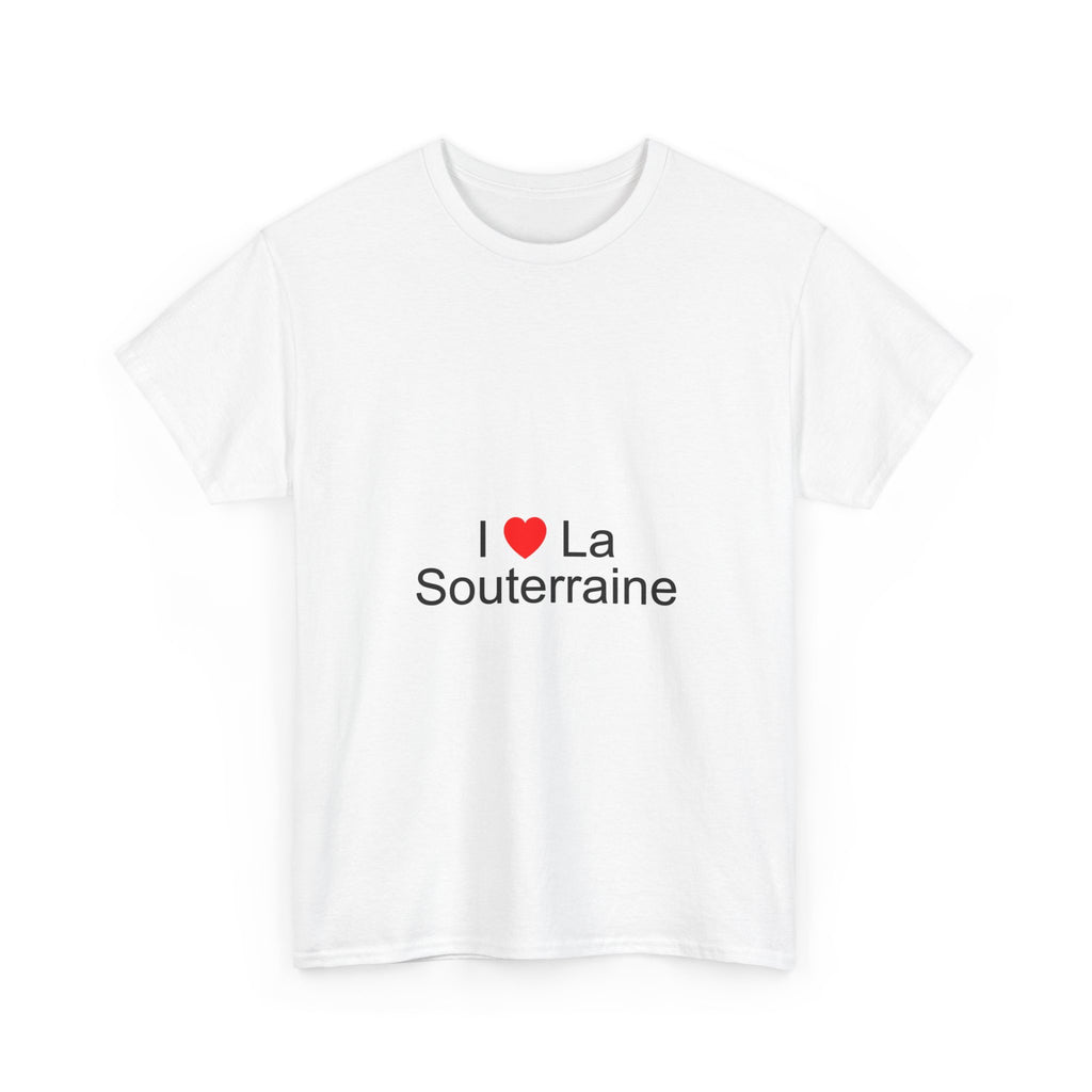 T-shirt I love la souterraine