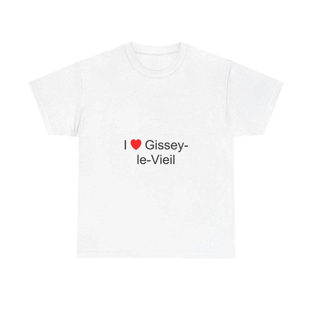 T-shirt I love gissey-le-vieil
