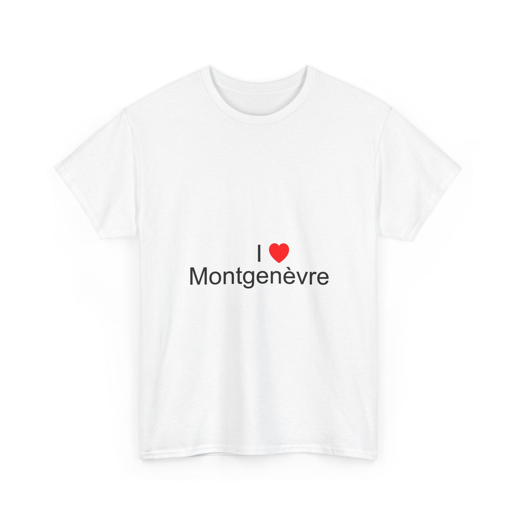T-Shirt Ich liebe Montgenèvre