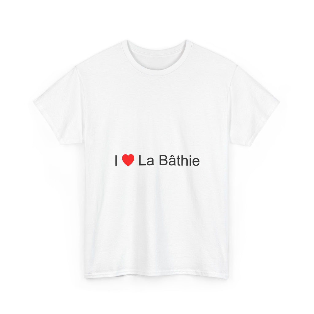 T-shirt I love la bâthie