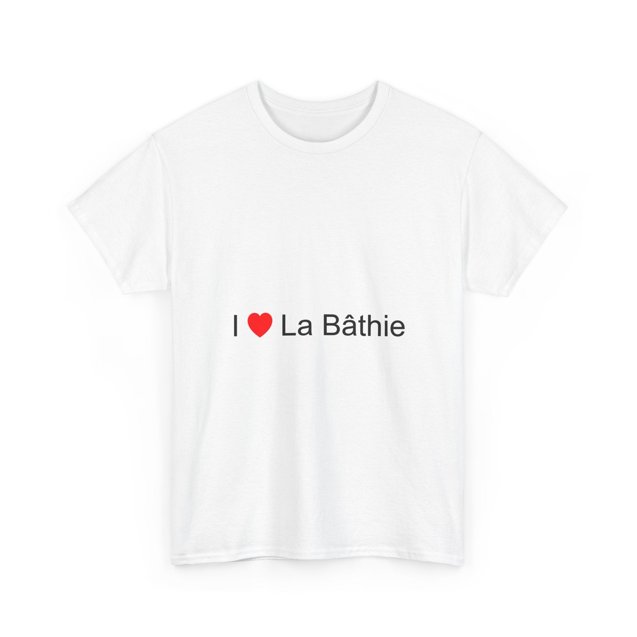 T-shirt I love la bâthie