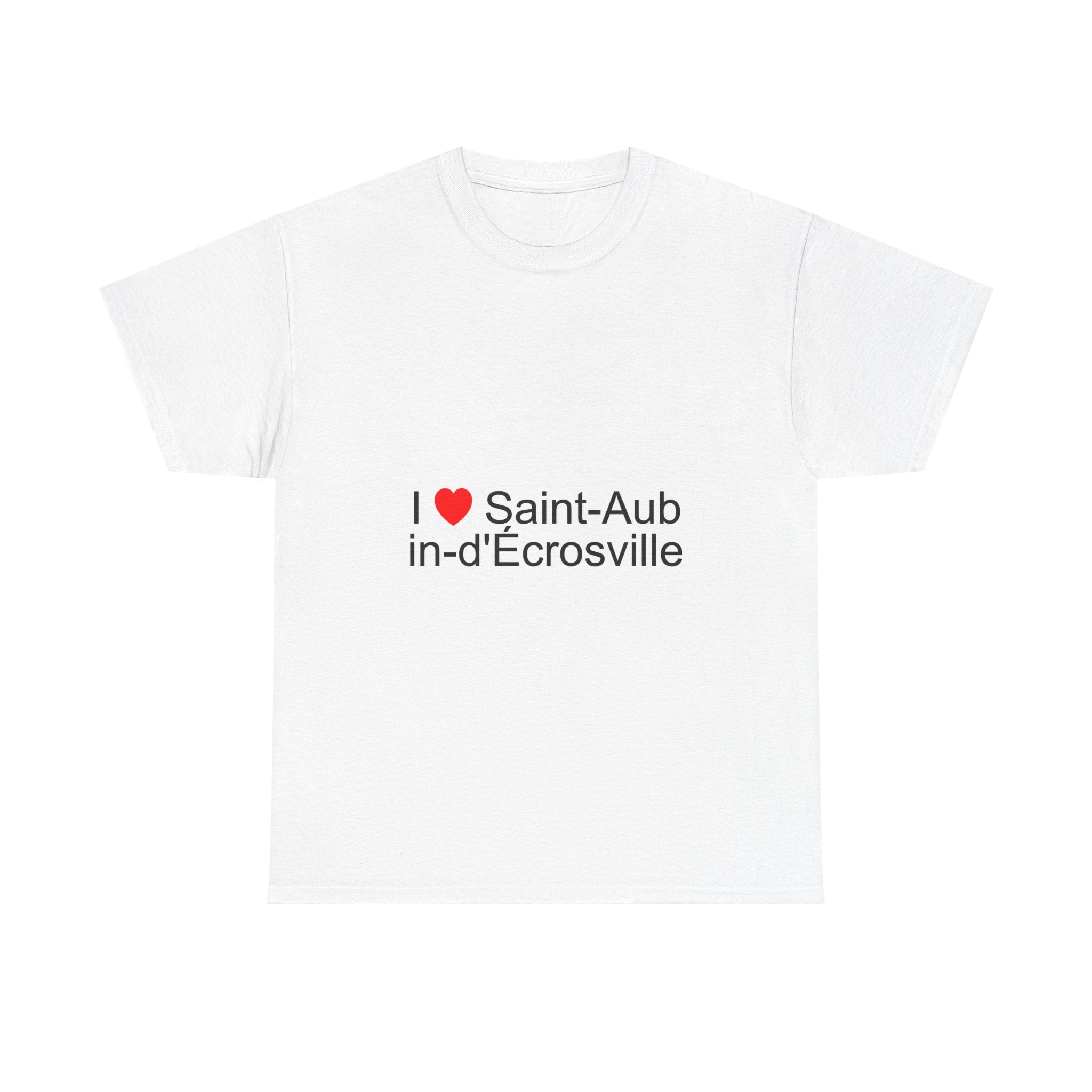 T-shirt I love saint-aubin-d'écrosville