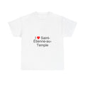 T-shirt I love saint-étienne-au-temple