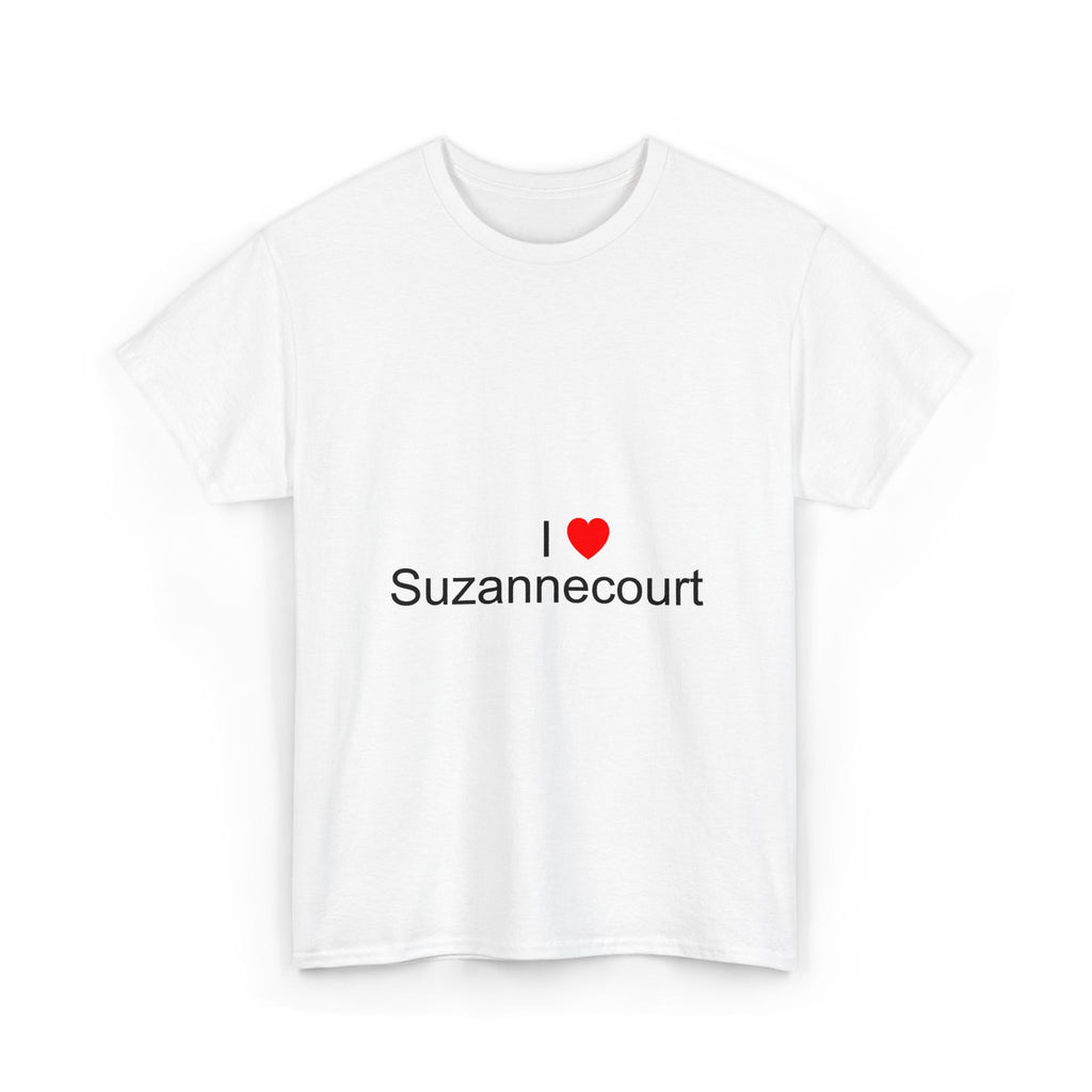 T-shirt I love suzannecourt