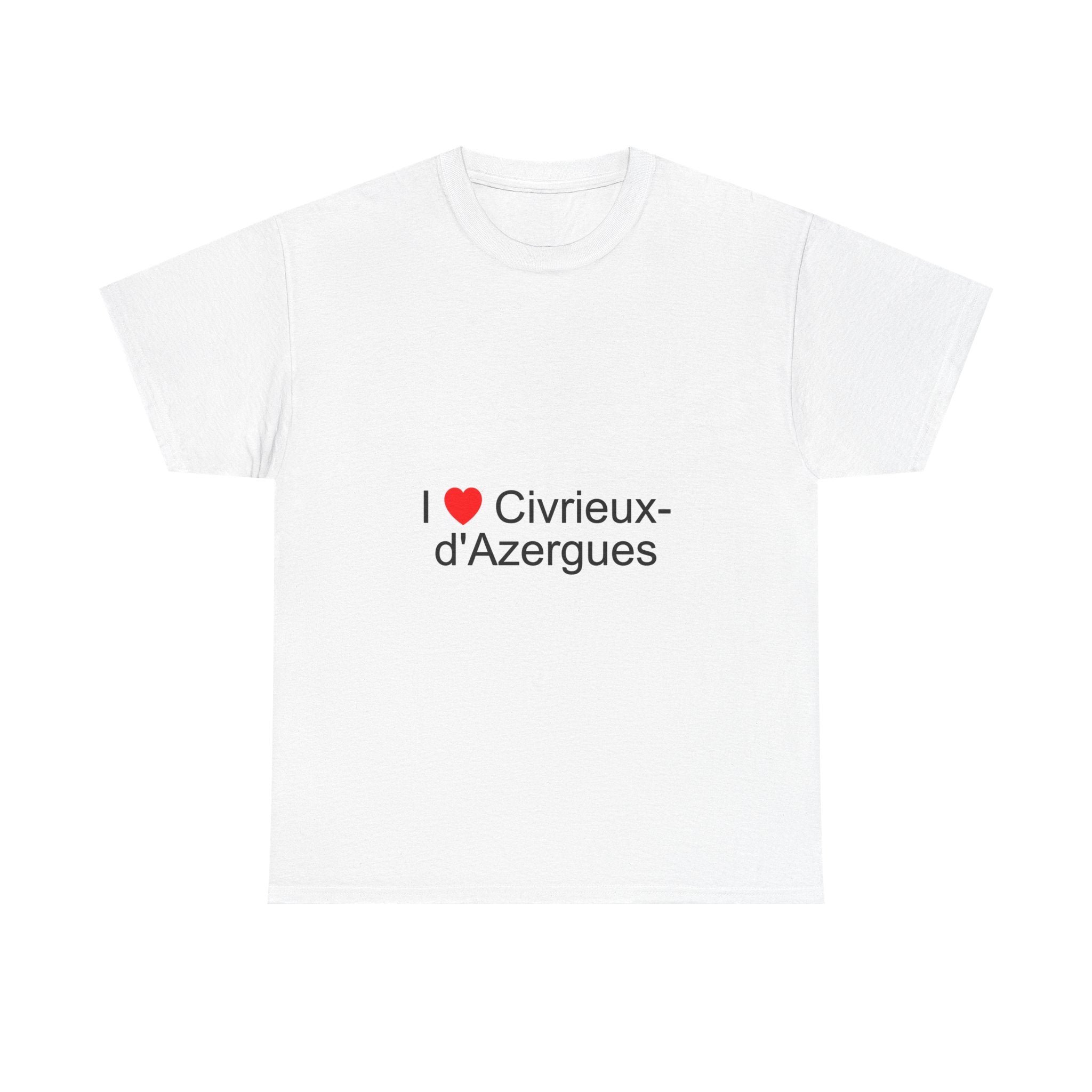 T-shirt I love civrieux-d'azergues