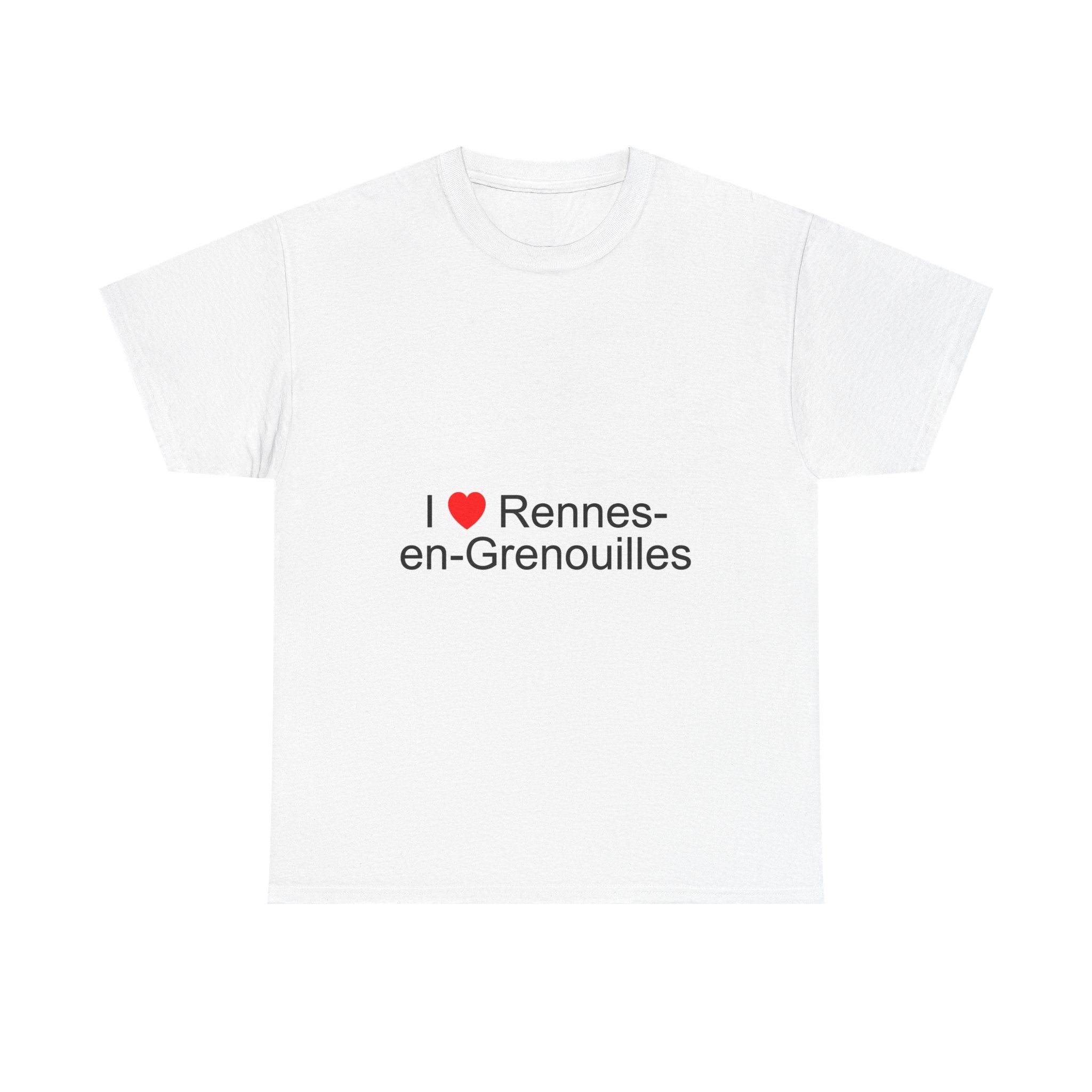 T-shirt I love rennes-en-grenouilles