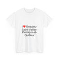 T-Shirt Ich liebe Beaujeu-Saint-Vallier-Pierrejux-et-Quitteur