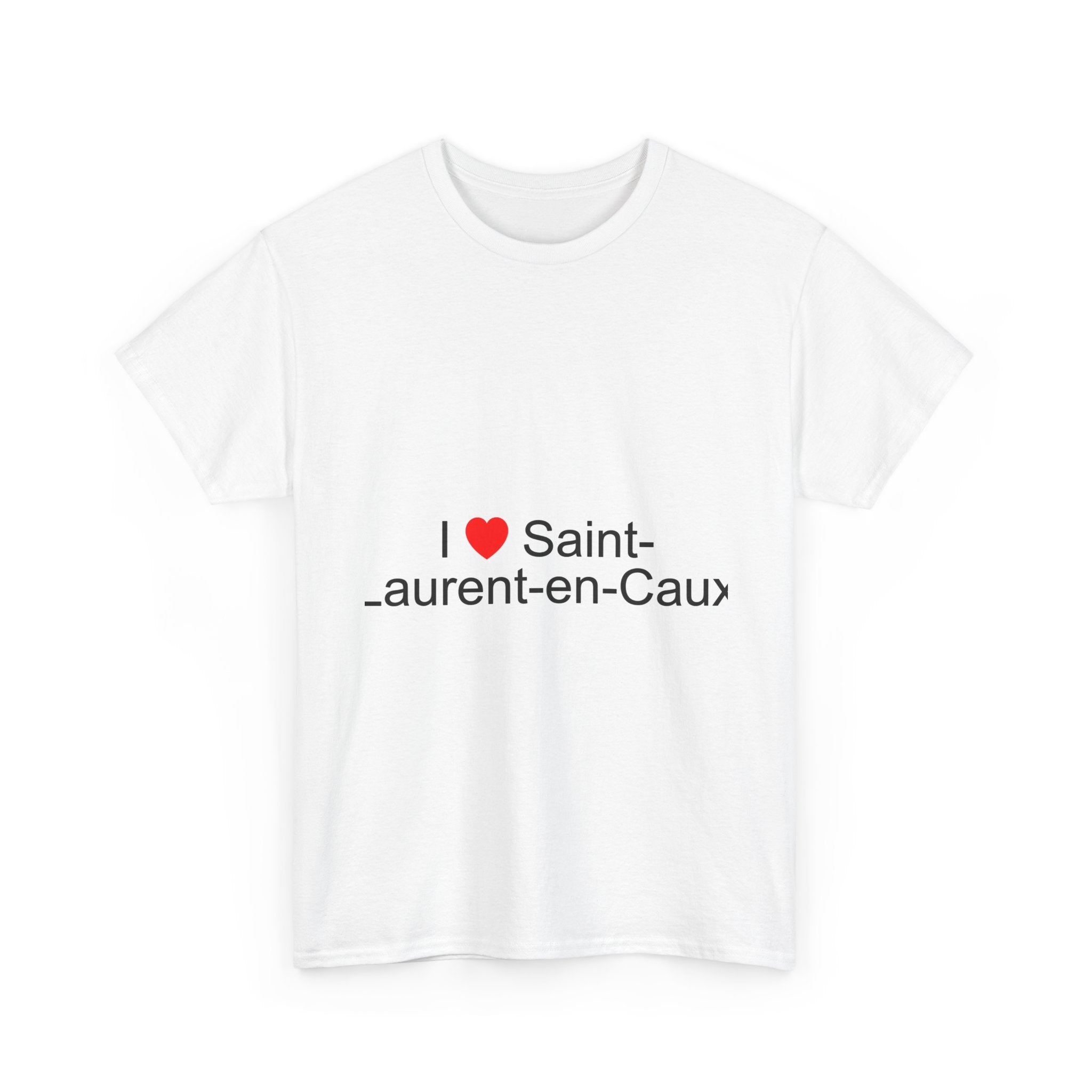 T-shirt I love saint-laurent-en-caux