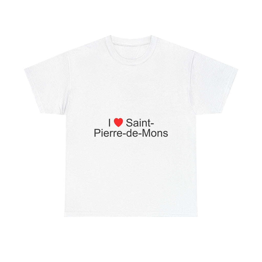 T-shirt I love saint-pierre-de-mons
