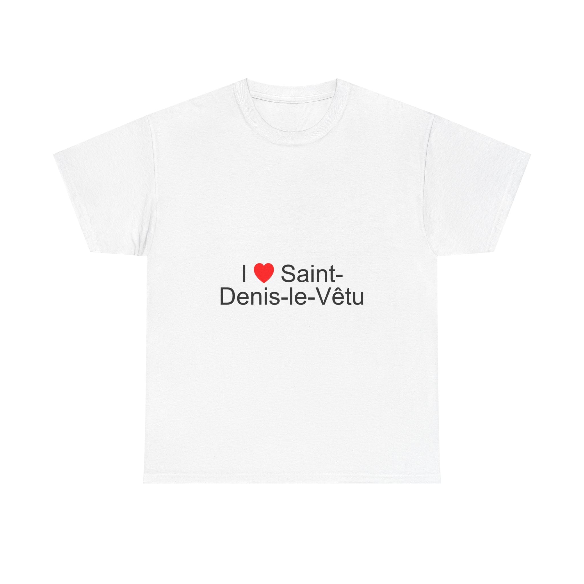 T-shirt I love saint-denis-le-vêtu