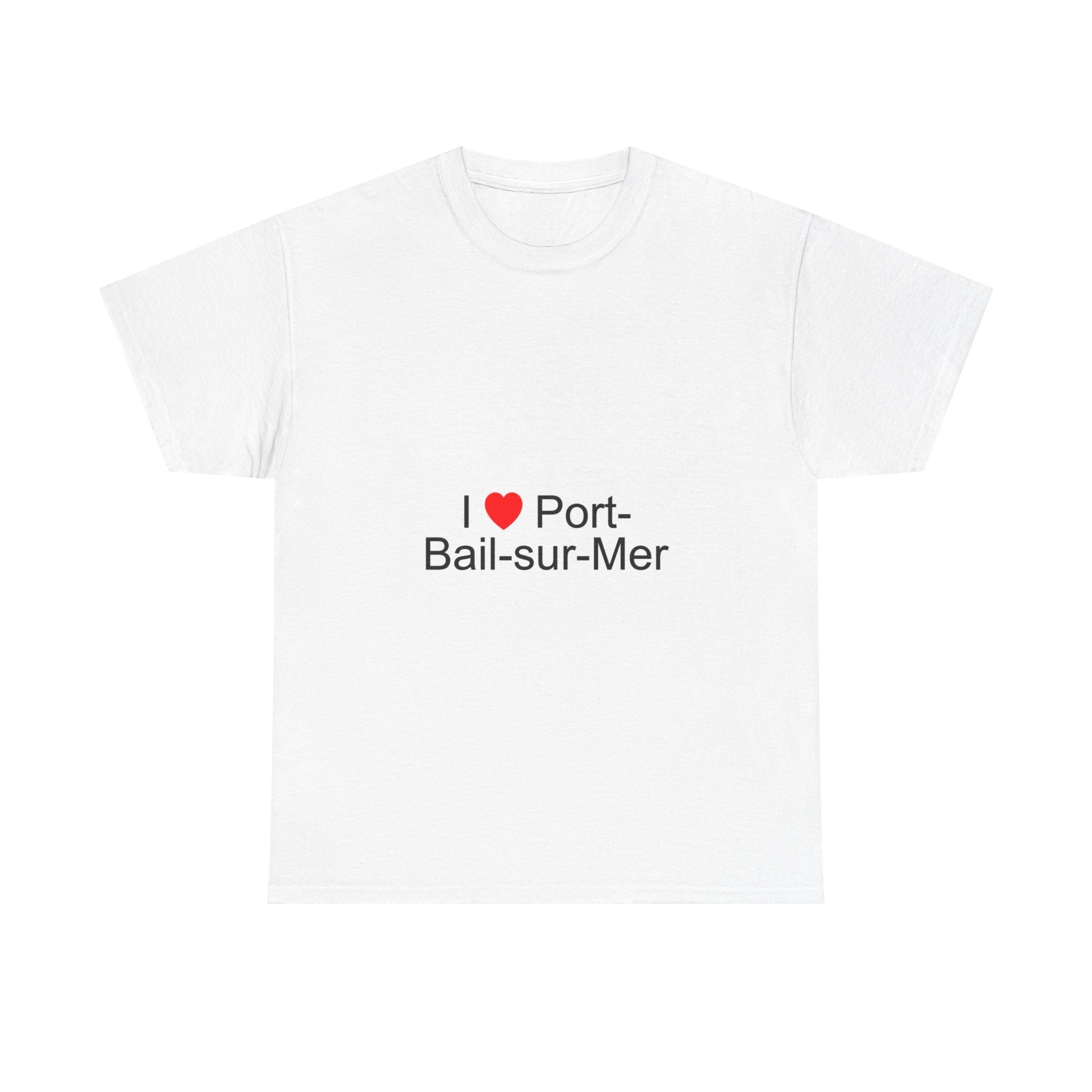 T-shirt I love port-bail-sur-mer