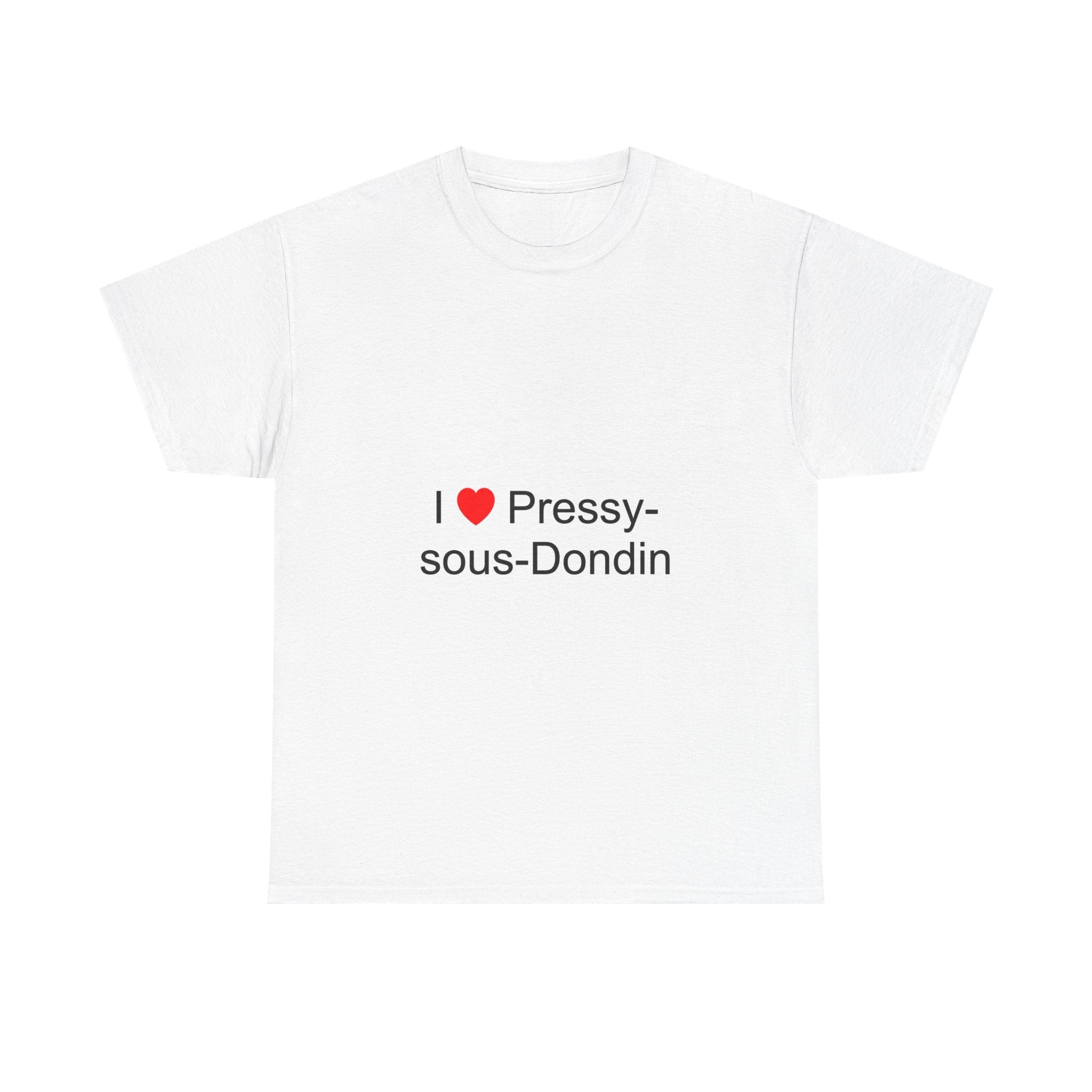 T-shirt I love pressy-sous-dondin