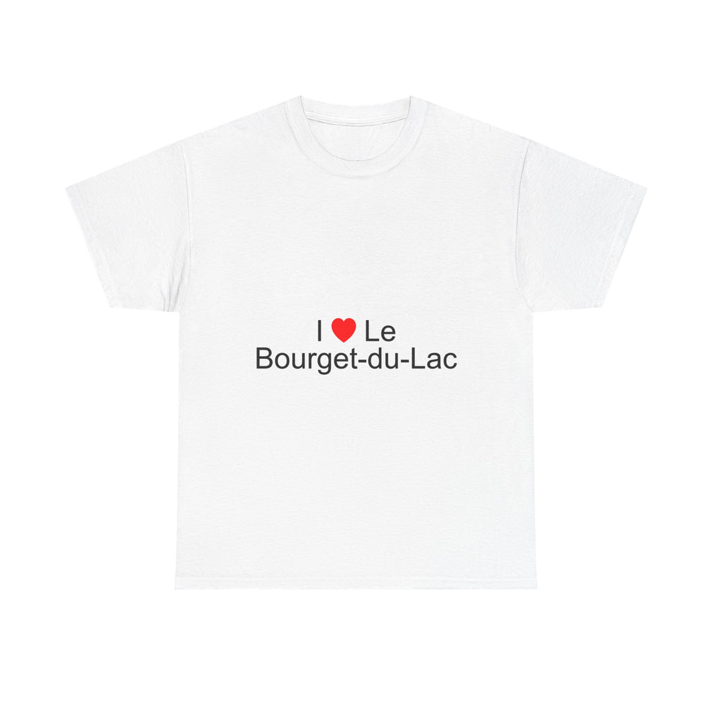 T-Shirt I love Le Bourget-du-Lac