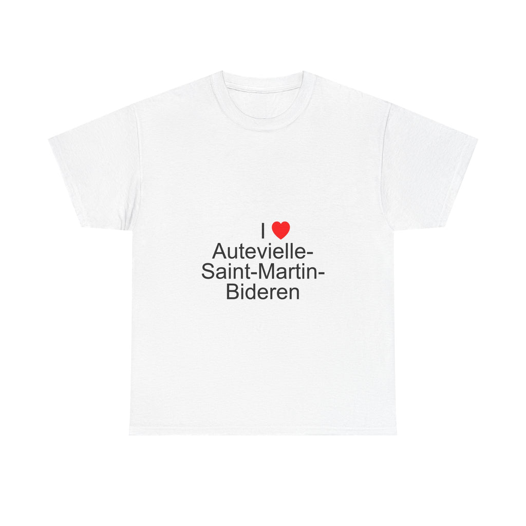 T-shirt I love autevielle-saint-martin-bideren