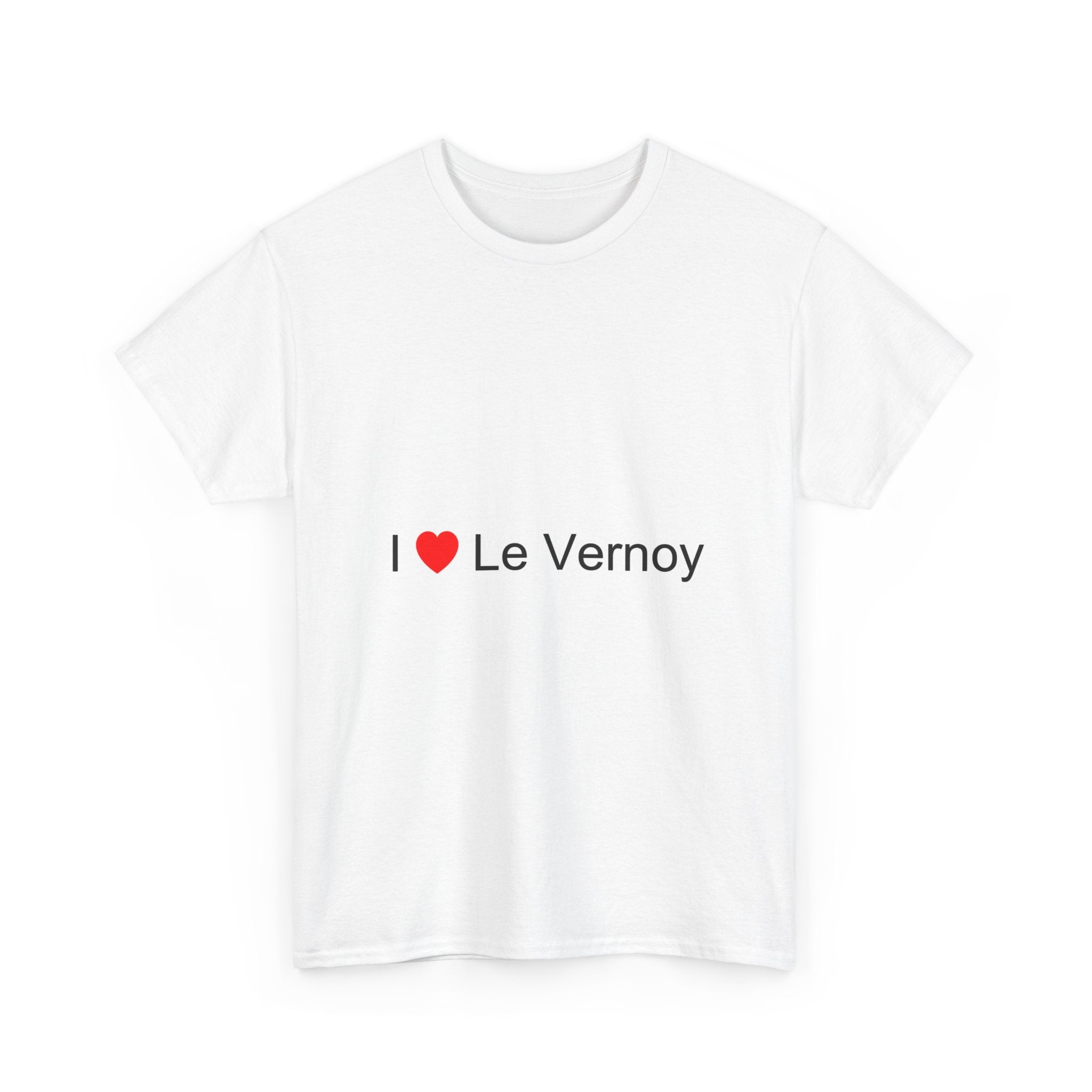 T-shirt I love le vernoy