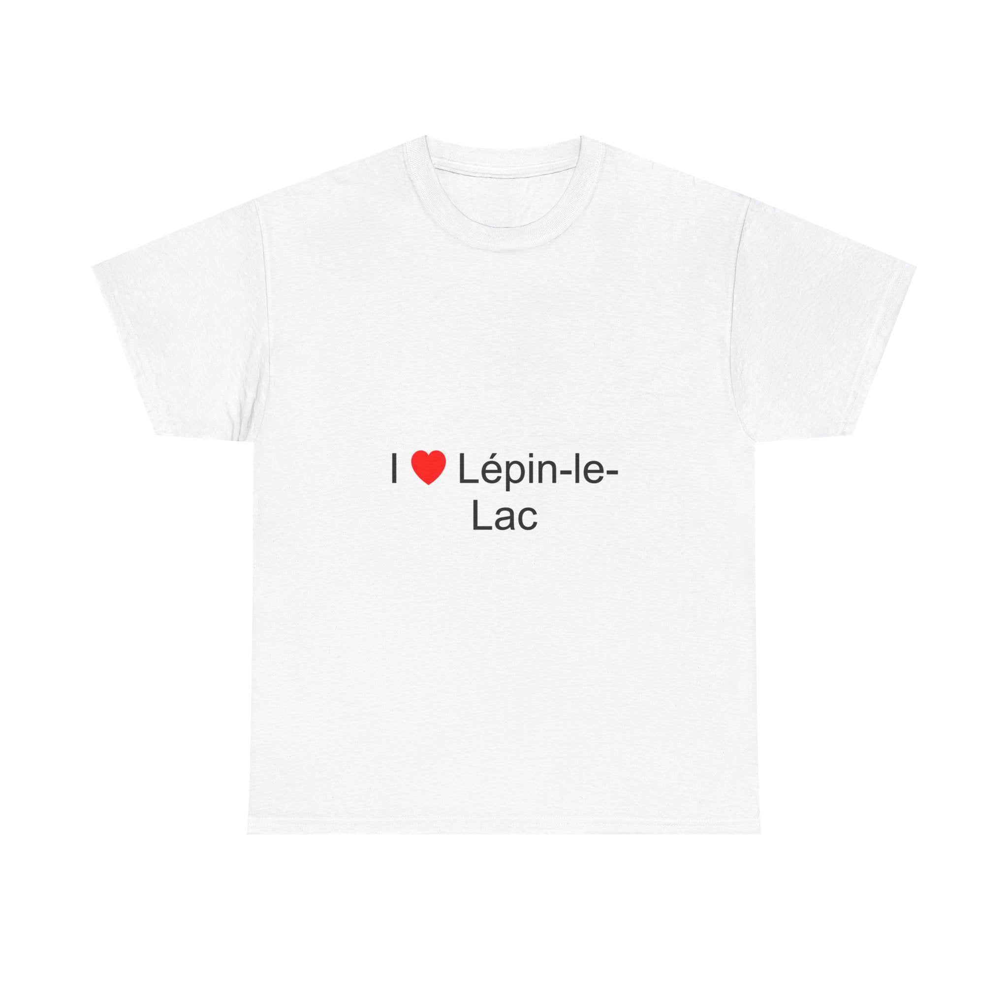 T-shirt I love lépin-le-lac
