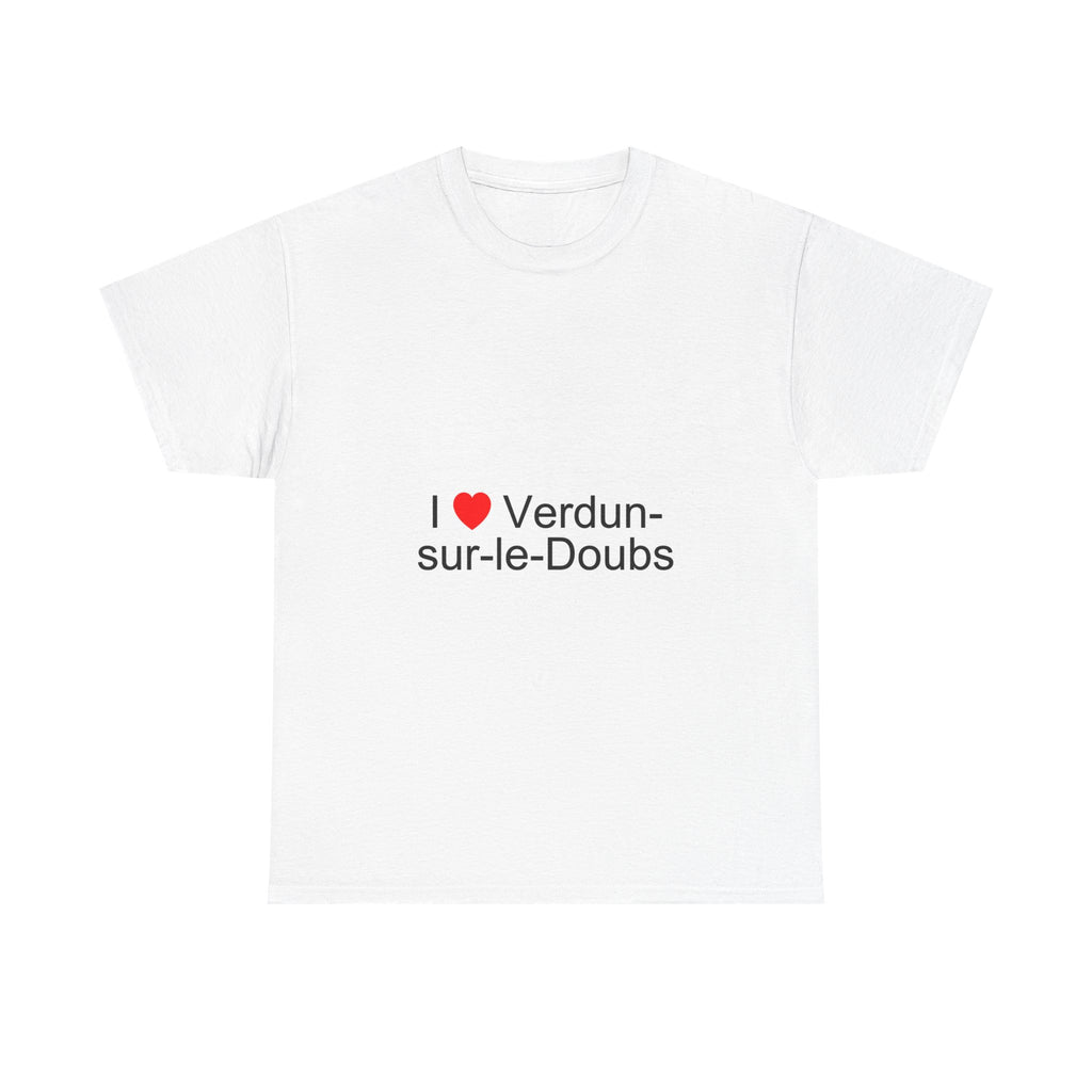 T-shirt I love verdun-sur-le-doubs