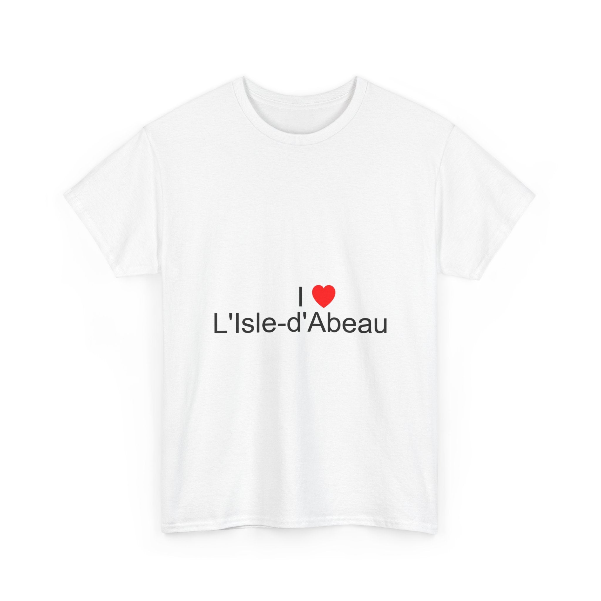 T-shirt I love l'isle-d'abeau