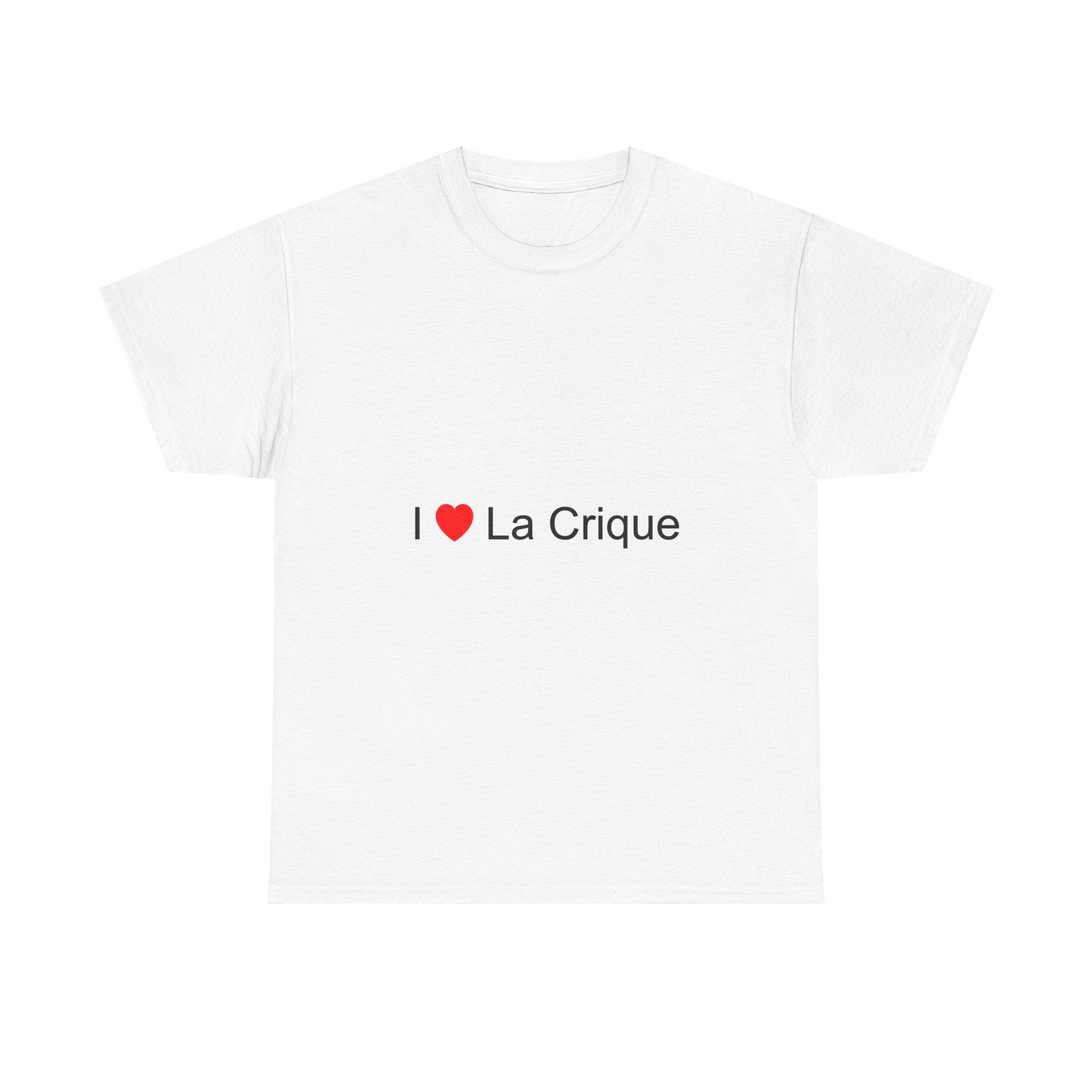 T-shirt I love la crique